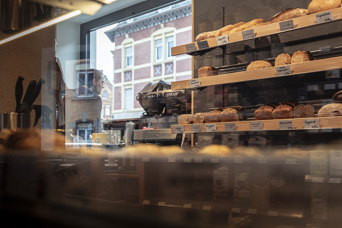 Frische Backwaren und Brot-Sortiment