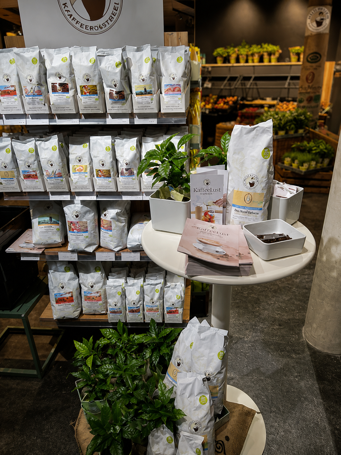 Kaffeeauswahl der Murnauer Kaffeerösterei
